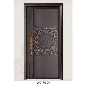 Porte de sécurité unique résistante aux explosions en Afrique