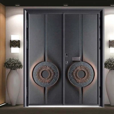 Porte anti-déflagrante de sécurité double taille